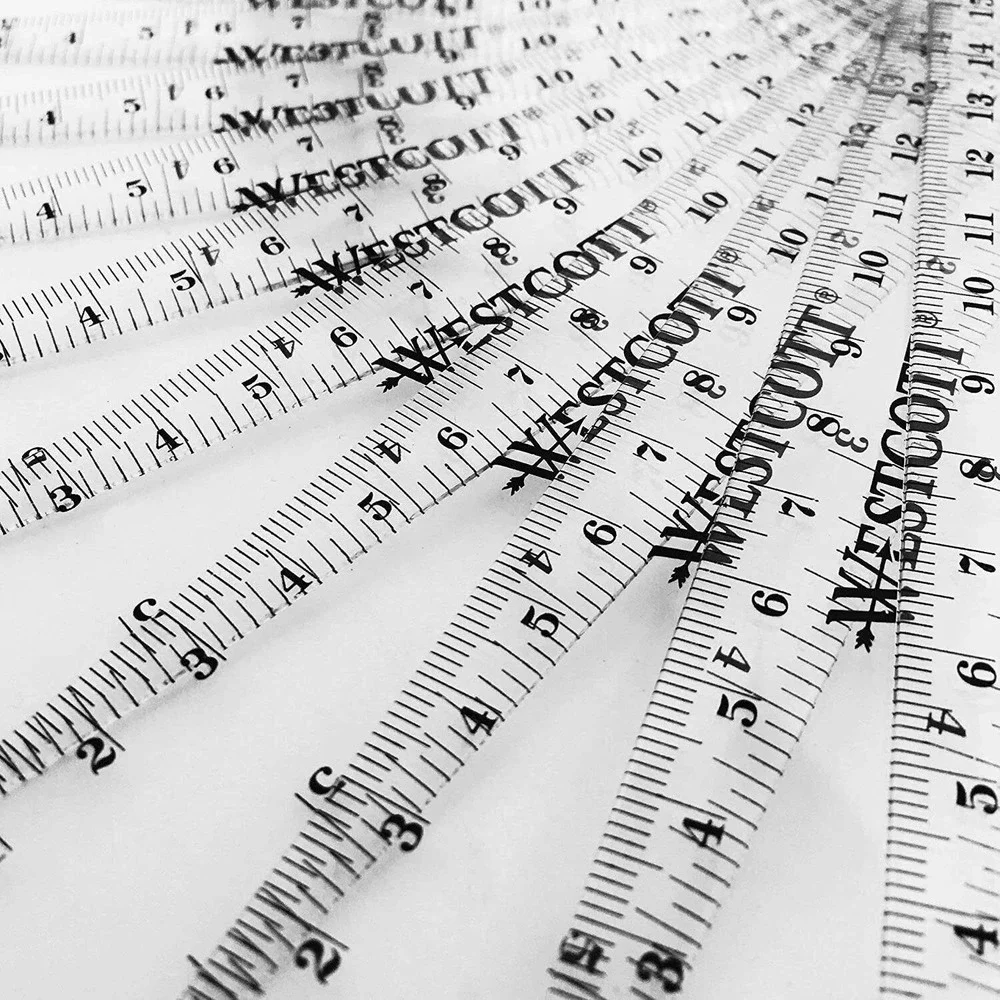 NWB! Westcott ruler 6 inch 100 PK‎ ( ONE BOX )